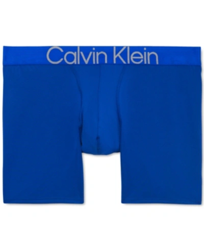 Shop Calvin Klein Men's Structure Boxer Briefs In Royalty