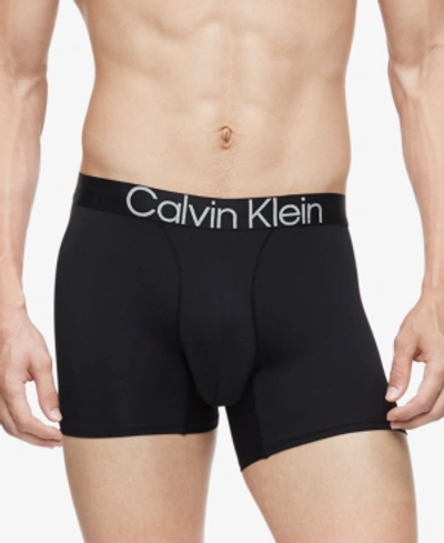 Shop Calvin Klein Men's Structure Boxer Briefs In Black