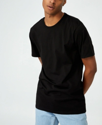 Shop Cotton On Men's Organic Crew T-shirt In Black