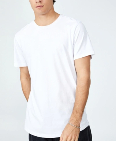 Shop Cotton On Men's Organic Longline T-shirt In White