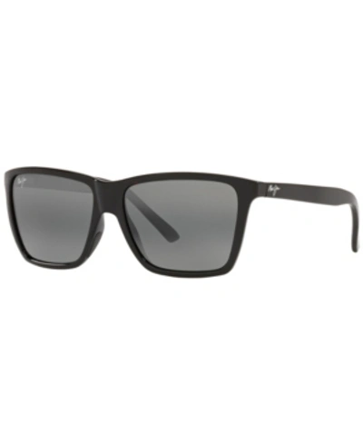 Shop Maui Jim Men's Polarized Sunglasses, Mj000672 Cruzem 57 In Black