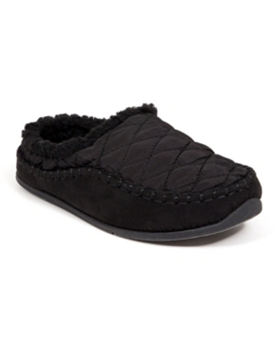 Deer Stags Little Boys Slippersooz Lil Alma Sock Cushioned Clog Slippers In Black