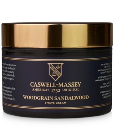 Caswell-massey Heritage Woodgrain Sandalwood Shave Cream, 8-oz.