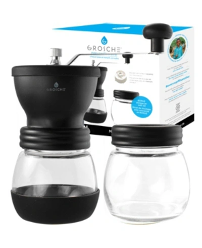 Shop Grosche Bremen Manual Ceramic Conical Burr Coffee Grinder And Spice Mill In Black