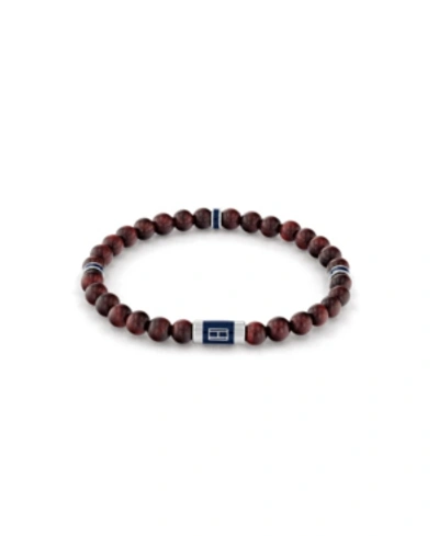 Shop Tommy Hilfiger Men's Brown Wood Bracelet