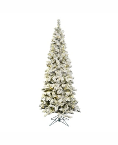 Shop Vickerman 9' Natural Alpine Artificial Christmas Tree Unlit In White