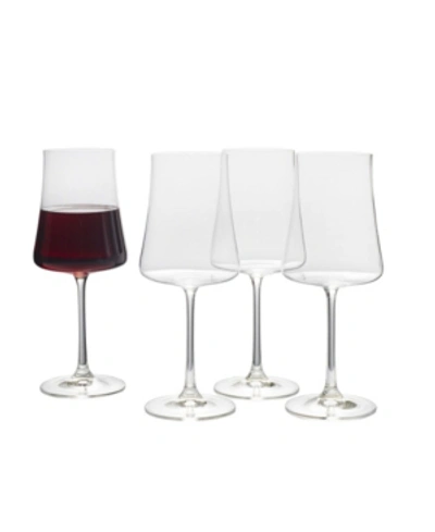 Shop Mikasa Aline Red Wine Glasses Set Of 4, 18 oz In Clear
