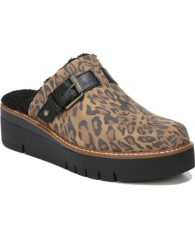 Shop Naturalizer Wayde Mules Women's Shoes In Dark Brown Cheetah Suede