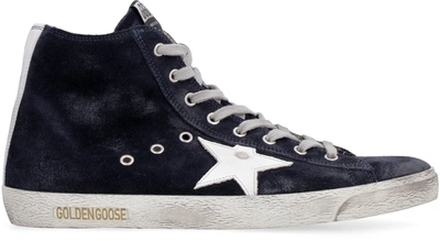 Shop Golden Goose Deluxe Brand Francy Sneakers In Navy