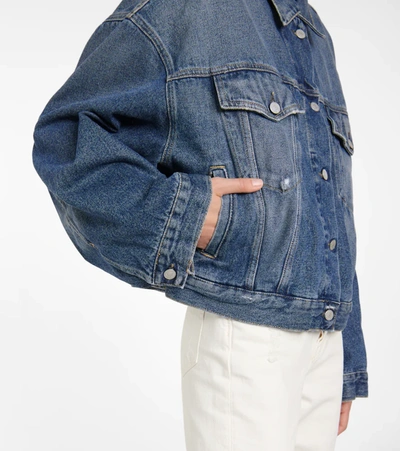 Shop Acne Studios Denim Jacket In Blue