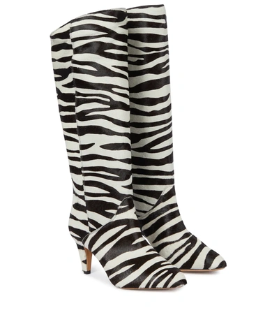 Zebra print boots clearance uk