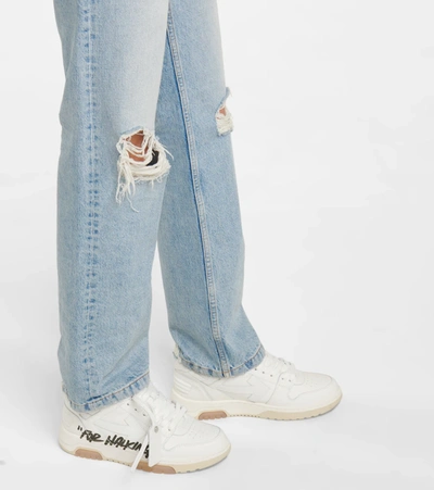 Shop Off-white Out Of Office Leather Sneakers In White