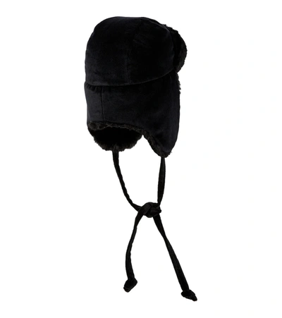Shop Maison Michel Bibiana Velvet Hat In Black