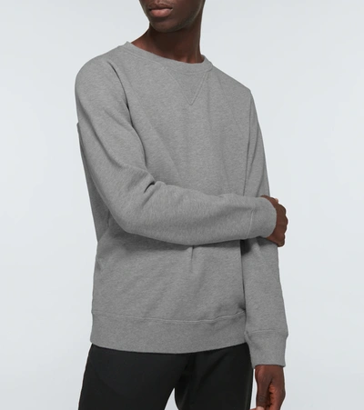 Shop Maison Margiela Cotton Sweatshirt In Grey