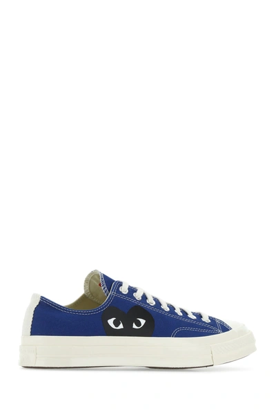 Comme Des Garçons Play Blue Converse Edition Half Heart Chuck 70 Low Sneakers