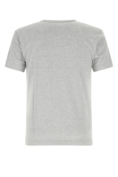 Comme Des Garçons Play Melange Grey Cotton T-shirt  Grey Comme Des Garcons Play Uomo M