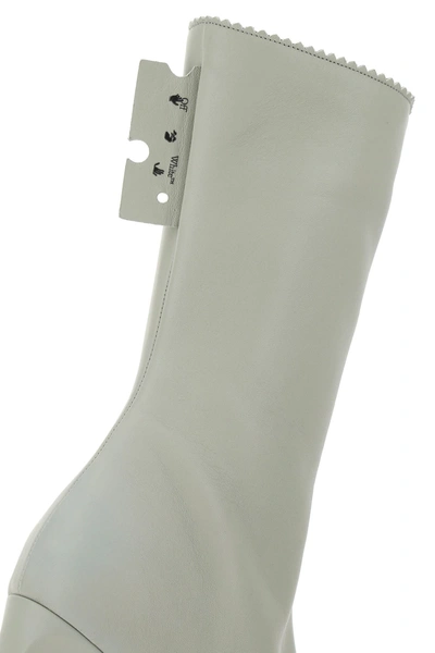 Off-white Napa Sponge-sole Stiletto Booties