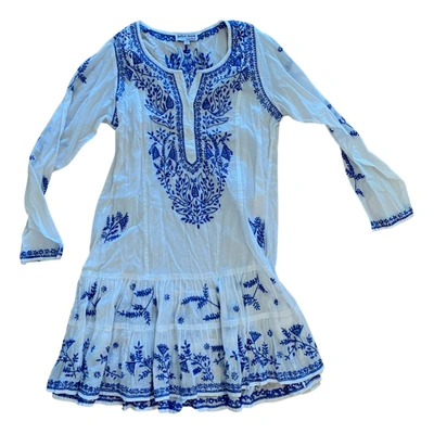 Pre-owned Juliet Dunn Mini Dress In Blue