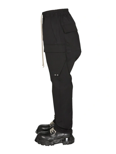 Shop Rick Owens "cargo Long" Trousers In Black