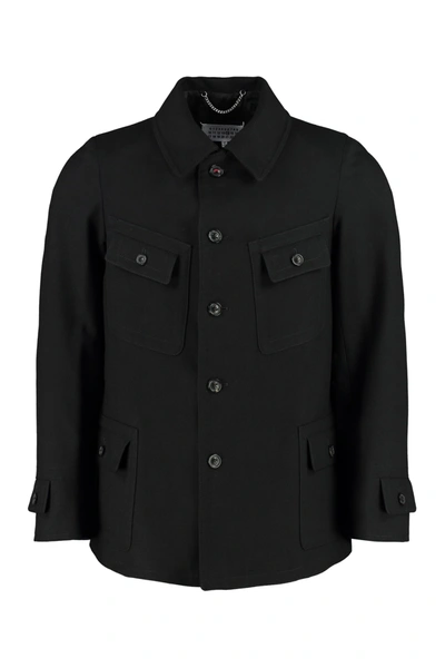 Shop Maison Margiela Multi-pocket Jacket In Black