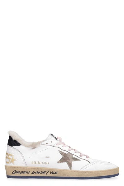 Shop Golden Goose Ball Star Low-top Sneakers In White