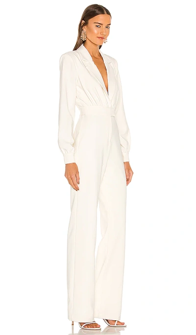 Michael Costello X Revolve Reina Jumpsuit In 象牙白