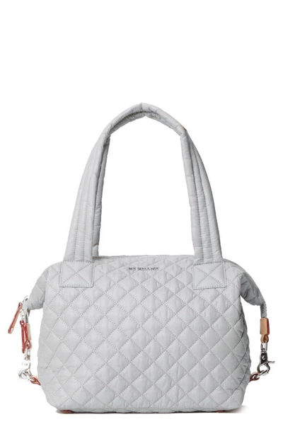 Shop Mz Wallace Medium Sutton Bag In Fog