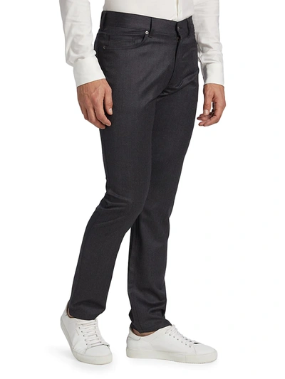 Shop Ermenegildo Zegna Straight-leg Wool Pants In Grey