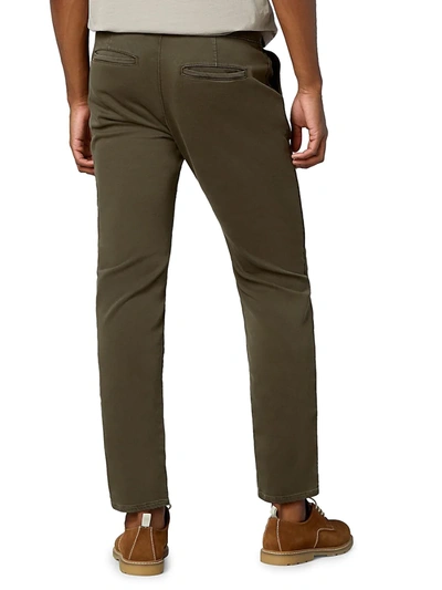Shop Dl Jay Track Chino Pants In Army Green