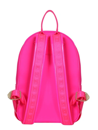 Shop Chiara Ferragni Eyelike Pocket Backpack In Fuchsia