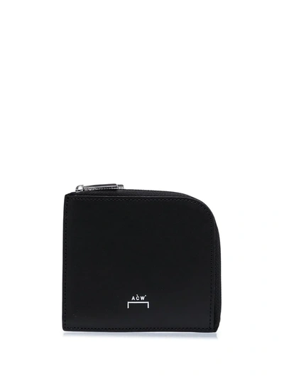 Shop A-cold-wall* Leather Coin Purse In Black