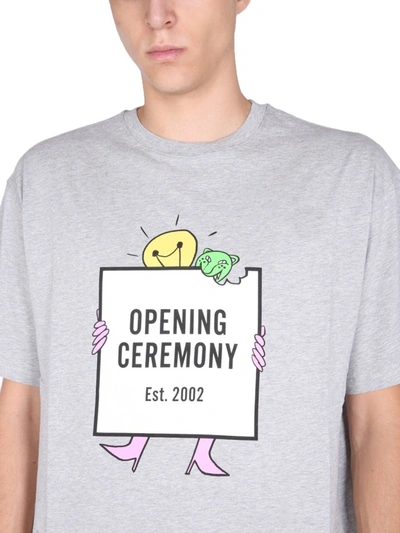 Shop Opening Ceremony "light Bulb" T-shirt In Grey