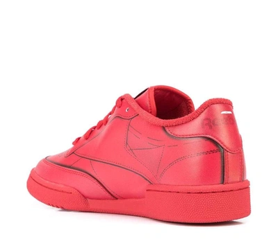 Shop Maison Margiela X Reebok Project 0 Cc Tl Sneakers In Red