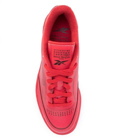 Shop Maison Margiela X Reebok Project 0 Cc Tl Sneakers In Red