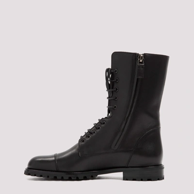 Shop Manolo Blahnik Lugata Boots Shoes In Black