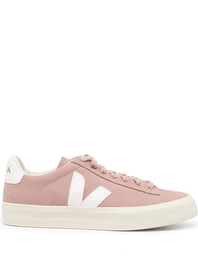 Shop Veja Campo Low-top Sneakers In Rosa