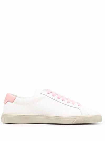 Shop Saint Laurent Sneakers White