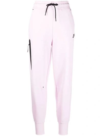 Shop Nike Tech Fleece Track Pants In Rosa