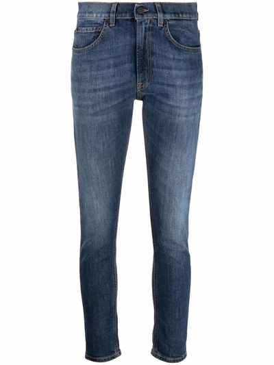 Shop Dondup Low-rise Skinny Jeans In Blau