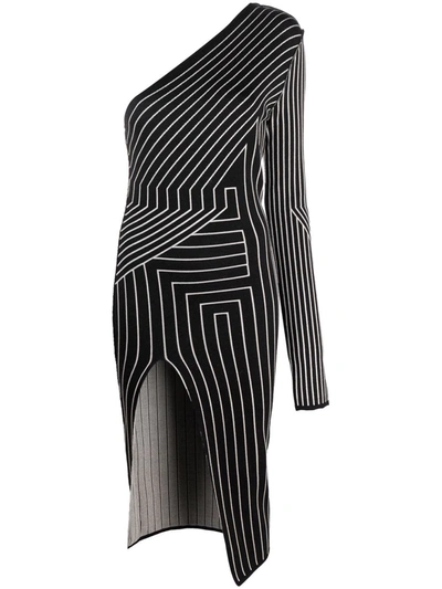 Rick Owens Women's Geometric One-shoulder Dress In Black