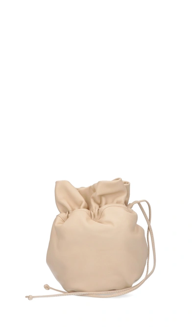 Shop Lemaire Glove Bag In Neutrals