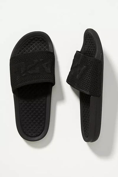 Shop Apl Athletic Propulsion Labs Apl Logo Techloom Slide Sandals In Black