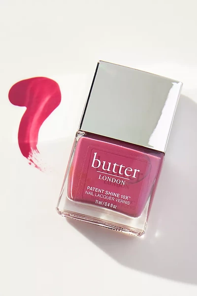 Shop Butter London Patent Shine Nail Lacquer In Pink