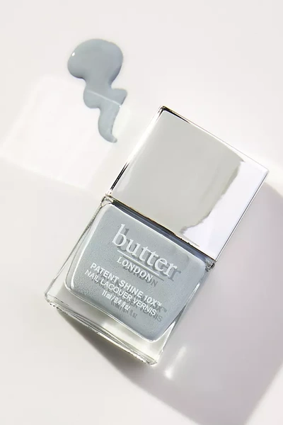 Shop Butter London Patent Shine Nail Lacquer In Blue
