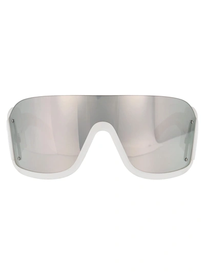 Shop Gcds Gd0001 Sunglasses In 21c White