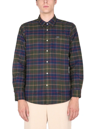 Shop Barbour Kyeloch Shirt In Marrone