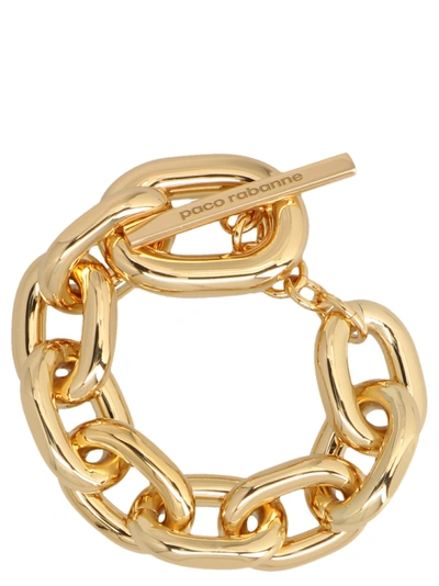 Shop Paco Rabanne Xl Link Brac Bracelet In Gold