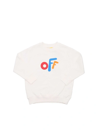 Shop Off-white Off-rounded Sweatshirt In White