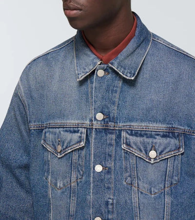 Shop Acne Studios Denim Jacket In Blue