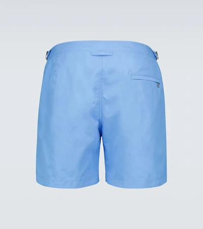 Shop Orlebar Brown Bulldog Swim Shorts In Blue